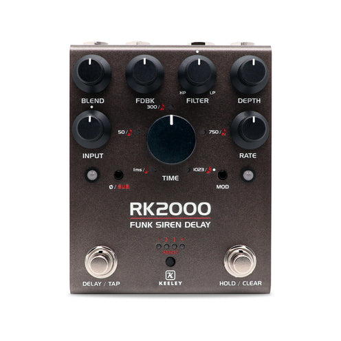 Keeley RK2000 Funk Siren Delay Guitar Effects Pedal