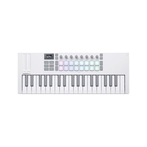 Novation Launchkey Mini 37 MK4 Keyboard Controller, White