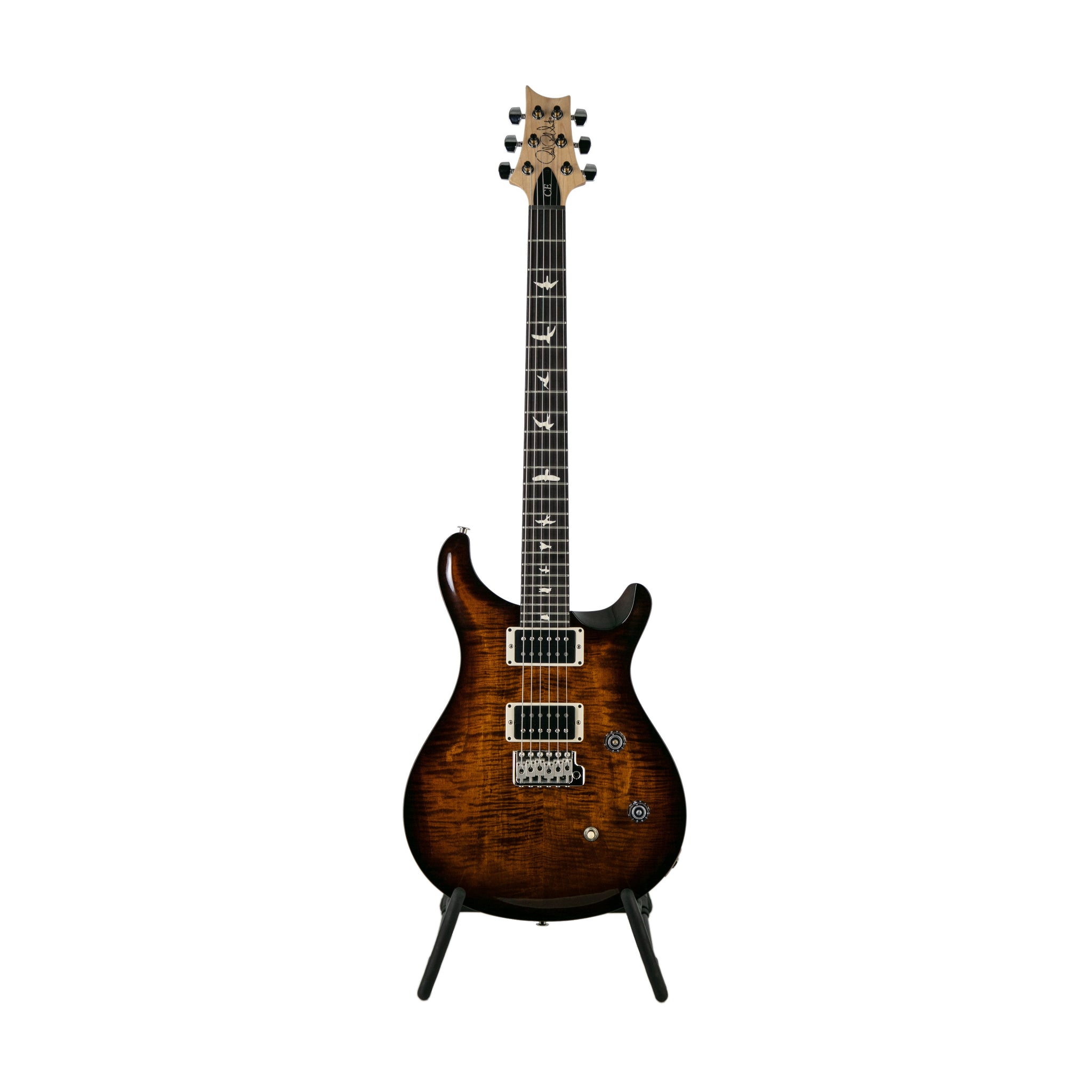 PRS CE24 Electric Guitar w/Bag, Custom Color, Amber Smokewrap Burst (104147-CC-MC5-0352161)