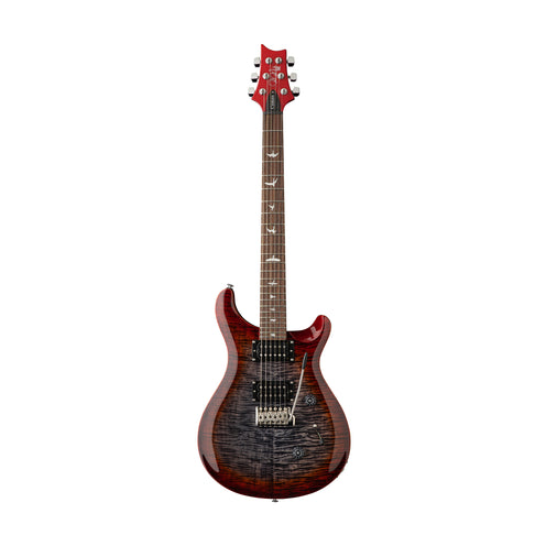 PRS SE Custom 24 Electric Guitar, Charcoal Cherry Burst