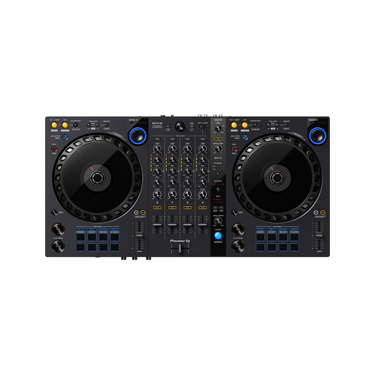 Pioneer DDJ-FLX6 4-Channel DJ Controller, Graphite – Swee