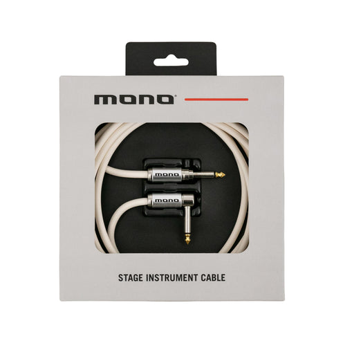 MONO Stage Instrument Cable, Standard Angled to Silent Connector, 10ft