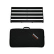 MONO Pedalboard Rail Large, Black and Stealth Pro Accessory Case, Black