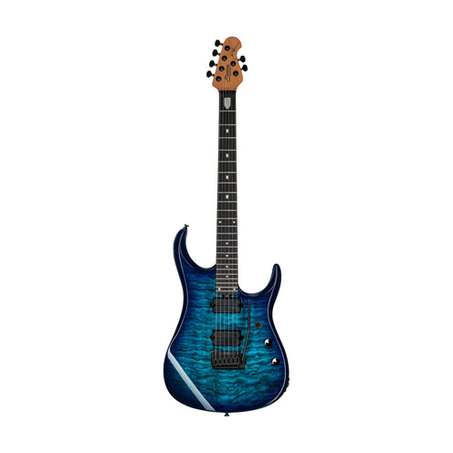 Sterling by Music Man JP150DQM John Petrucci Signature Electric Guitar, Cerulean Paradise
