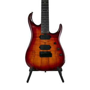 Sterling by Music Man JP157DSM John Petrucci Signature 7-string Electric Guitar, Blood Orange Burst
