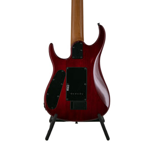 Sterling by Music Man JP157DSM John Petrucci Signature 7-string Electric Guitar, Blood Orange Burst