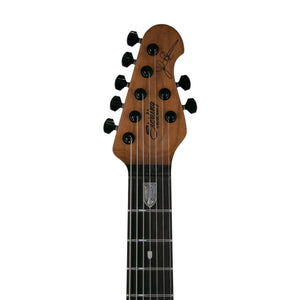 Sterling by Music Man JP157DSM John Petrucci Signature 7-string Electric Guitar, Blood Orange Burst