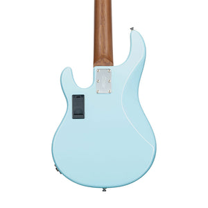 Sterling by Music Man Ray35 HH 5-String Electric Bass Guitar, Daphne Blue