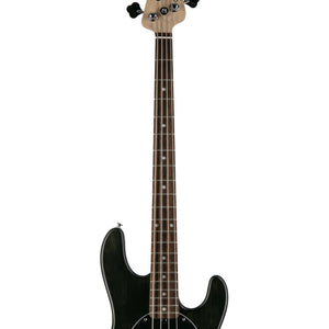 Sterling S.U.B Series RAY4 4-String Electric Bass Guitar, Jatoba FB, Trans Black Satin (RAY4-TBKS-R1)
