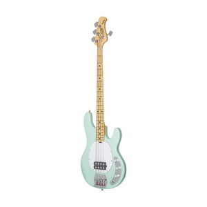 Sterling S.U.B Series RAY4 4-String Electric Bass Guitar, Maple FB, Mint Green