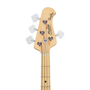 Sterling S.U.B Series RAY4 4-String Electric Bass Guitar, Maple FB, Mint Green