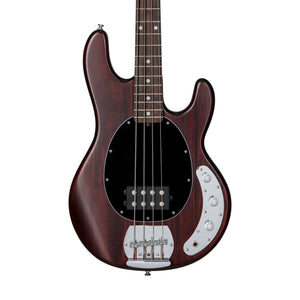 Sterling by Music Man RAY4 StingRay Bass Guitar, Jatoba FB, Walnut Satin (ST-RAY4-WS-J1)