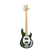 Sterling S.U.B Series Ray4 HH 4-String Electric Bass Guitar, Maple FB, Olive