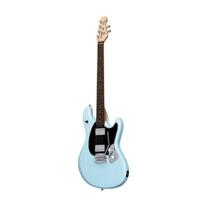 Sterling by Music Man SR30 StingRay HH Guitar, Laurel FB, Daphne Blue