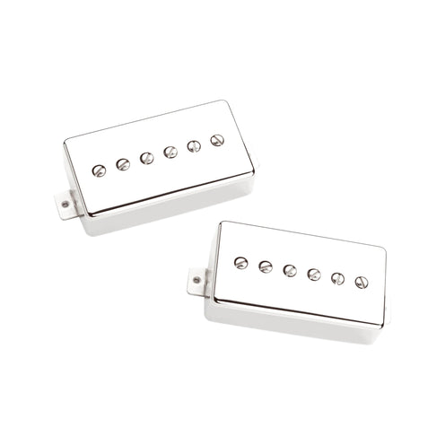 Seymour Duncan Phat Cat 6-String Neck & Bridge Humbucker Set, Nickel Cover