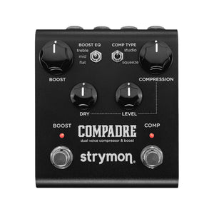 Strymon Compadre Dual Voice Compressor & Boost Guitar Effects Pedal, Midnight Edition