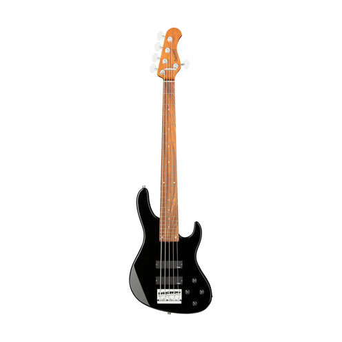 Sadowsky MetroExpress 24-Fret Modern 5-String Bass Guitar, Morado FB, Black