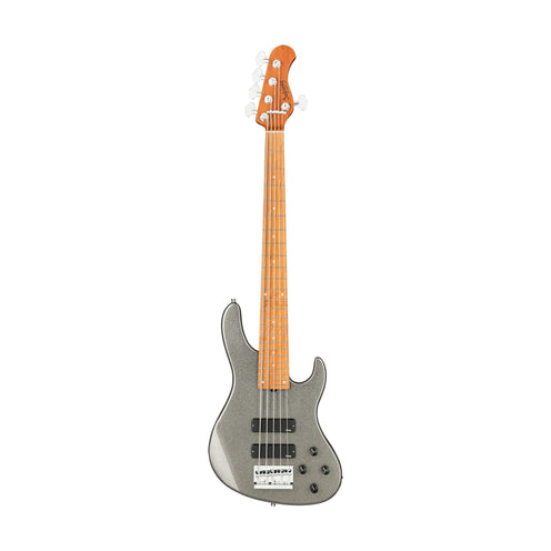 Sadowsky MetroExpress 24-Fret Modern 5-String Bass, Solid Silver Metallic High Polish