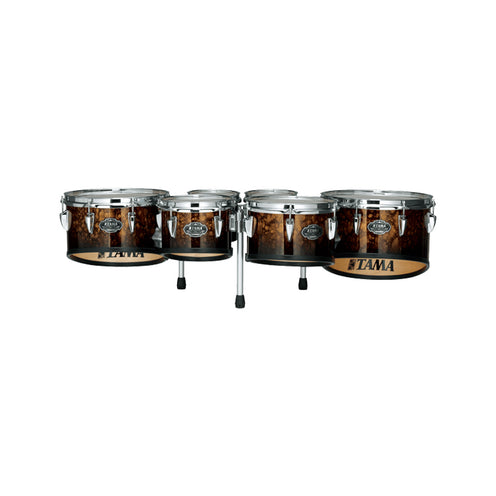 TAMA MT668023L-MCF Fieldstar Rudiment Marching Sextet Tenor Drum 6+6+8+10+12+13, Molten Caramel Fade
