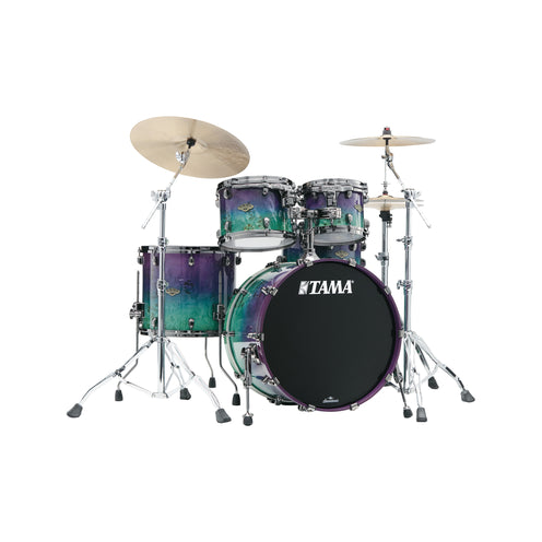 TAMA WBS42BNMS-NMF Starclassic Walnut/Birch Limited 4Pcs Drum Shell Kit, Nebula Mappa Burl Fade