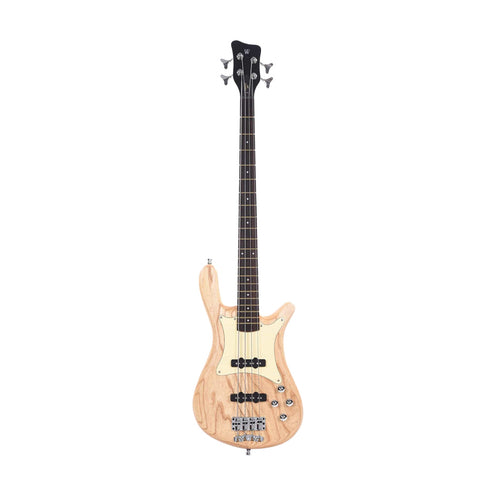 Warwick WGPS Streamer CV Fretted pas/pas Ash 4-String Bass w/Bag, Natural Satin