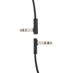 Rockboard by Warwick Flat TRS Cable, 30 cm / 11 13/16 Inch, Black