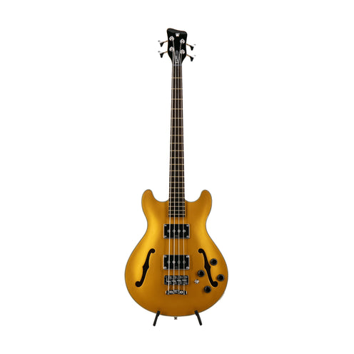 Warwick RockBass Star Bass 4-String Electric Bass Guitar, Metallic Gold