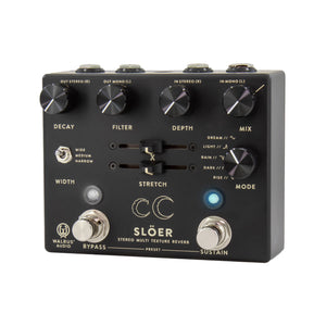 Walrus Audio SLOER Stereo Ambient Reverb Guitar Effects Pedal, Black