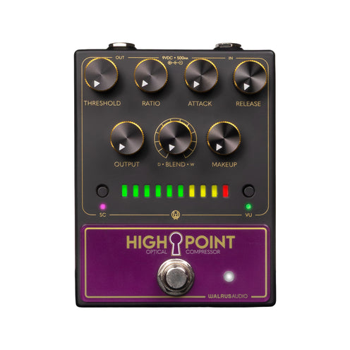 Walrus Audio Highpoint Optical Compressor, Black
