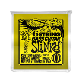 Ernie Ball Slinky 6-String w/Small Ball-End 29-5/8 Scale Bass Guitar Strings, 20w-90