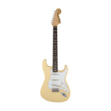Fender Artist Yngwie Malmsteen Stratocaster Guitar, Scalloped RW Neck, Vintage White