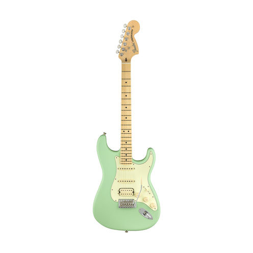Fender American Performer HSS Stratocaster Electric Guitar, Maple FB, Satin Seafoam Green