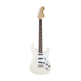 Fender Artist Ritchie Blackmore Stratocaster Guitar, Scalloped RW Neck, Olympic White