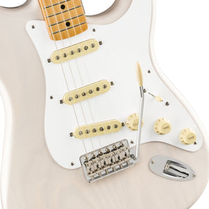 Fender Vintera 50s Stratocaster Electric Guitar, Maple FB, White Blonde