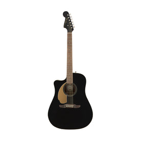 Fender Redondo Player Left-Handed Acoustic Guitar, Jetty Black