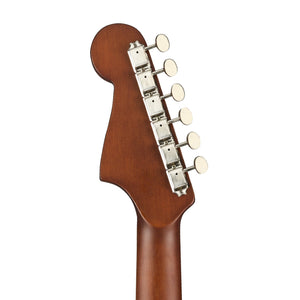 Fender California Malibu Player Small-Bodied Acoustic Guitar, Walnut FB, Burgundy Satin