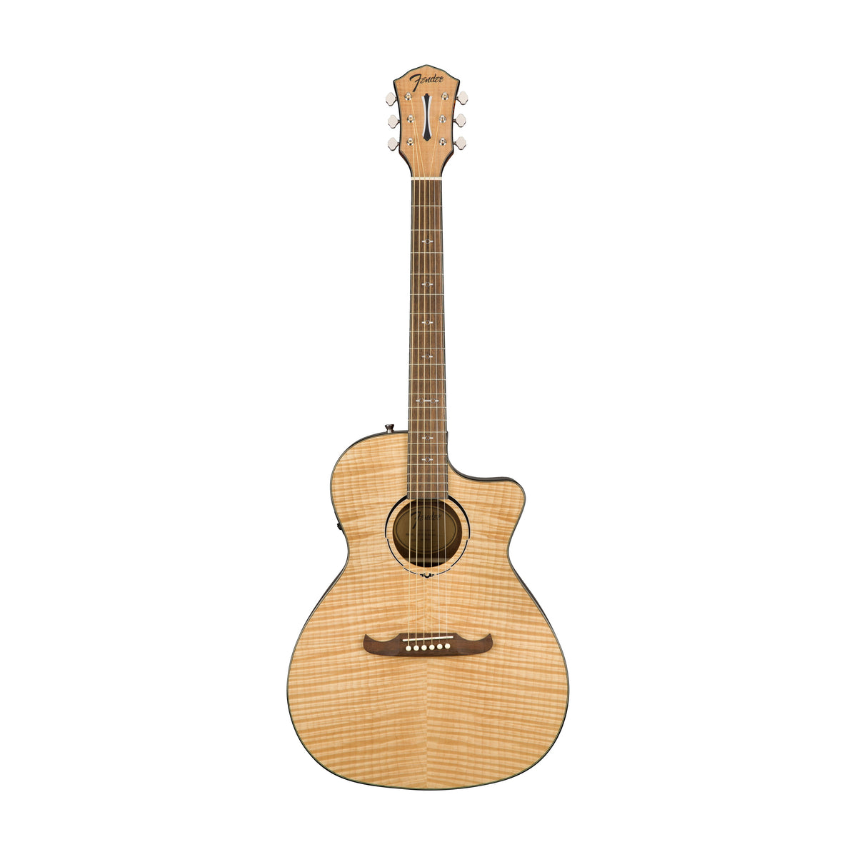 Fender FA-345CE Auditorium Acoustic Guitar, Natural – Swee
