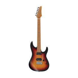 Ibanez Prestige AZ2402-TFF Electric Guitar w/Case, Tri Fade Burst Flat