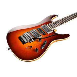 Ibanez Prestige S6570SK-STB Electric Guitar w/Case, Sunset Burst