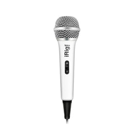 IK Multimedia iRig Voice Handheld Microphone, White (For Samsung)