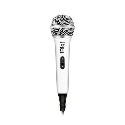 IK Multimedia iRig Voice Handheld Microphone, White (For Samsung)