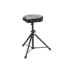 K&M 14052-000-55 14052 Stool, Black Leather