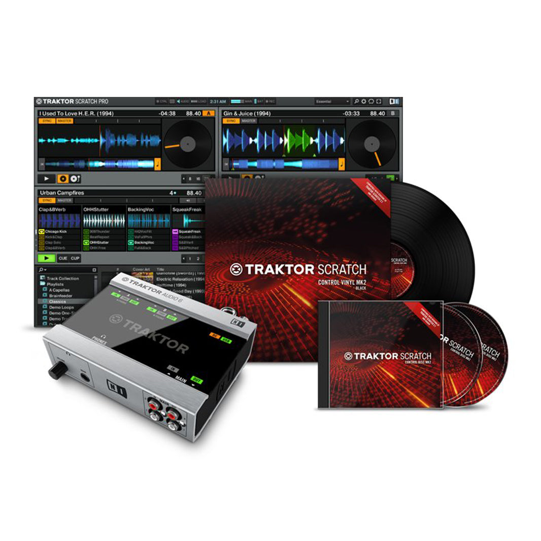 Native Instruments Traktor Scratch A6 Digital Vinyl System – Swee