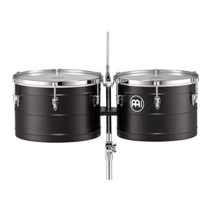 MEINL Percussion MTT1415BK 14+15inch Marathon Series Turbo Timbales, Black