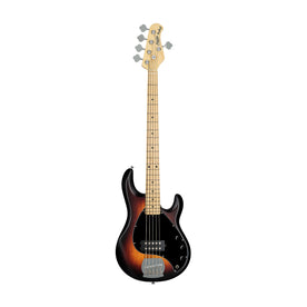 Sterling S.U.B Series RAY5 5-String Electric Bass Guitar, Vintage Sunburst Satin