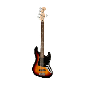 Squier Affinity Jazz Bass Guitar Bundle, 3-Color Sunburst