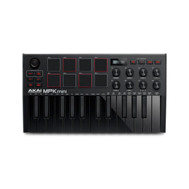 Akai MPK Mini Mk3 Compact Keyboard Controller, Limited Edition Black