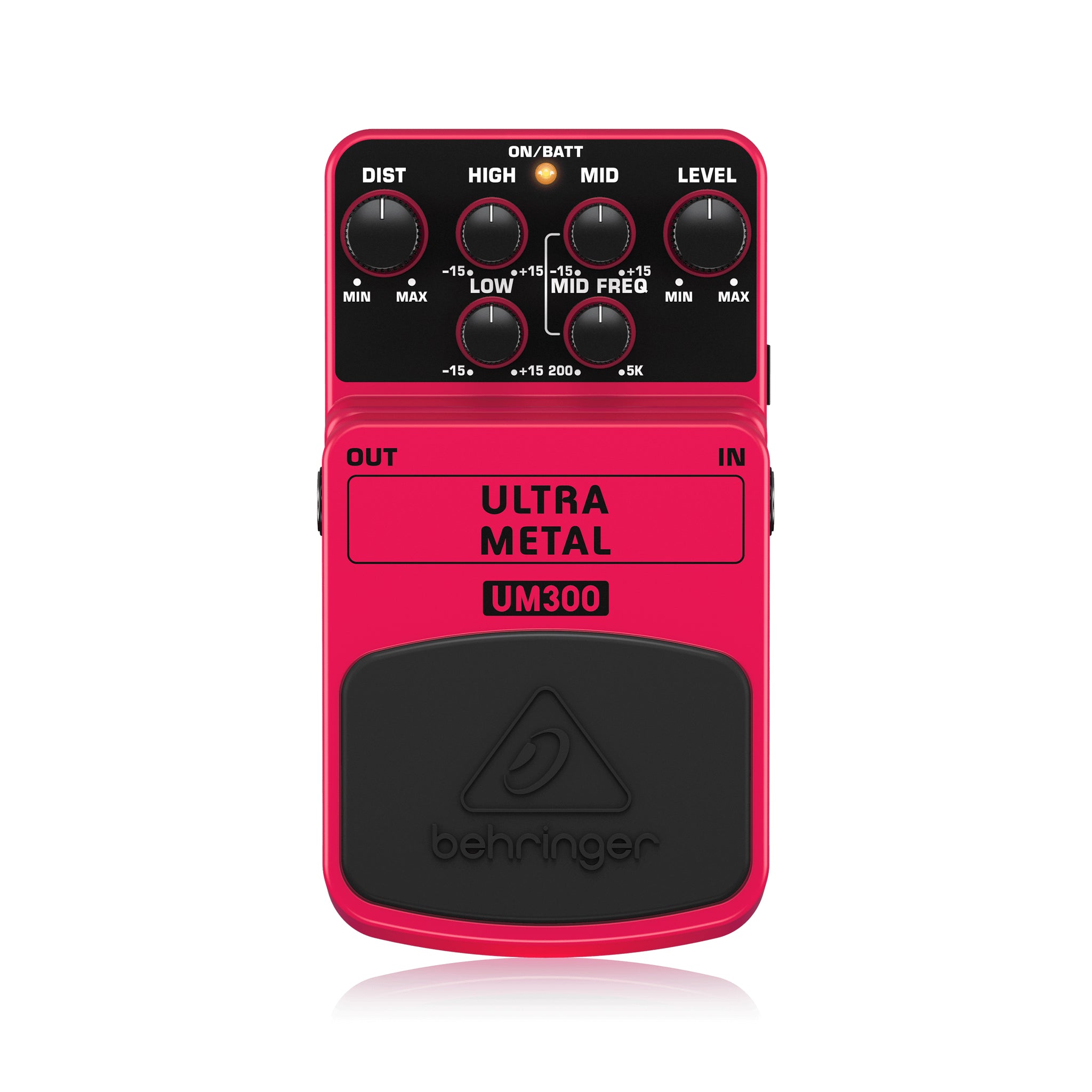 Behringer UM300 Ultra Metal Distortion Guitar Effects Pedal