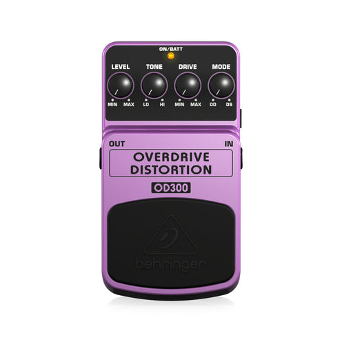 Behringer OD300 Overdrive/Distortion Guitar Effects Pedal