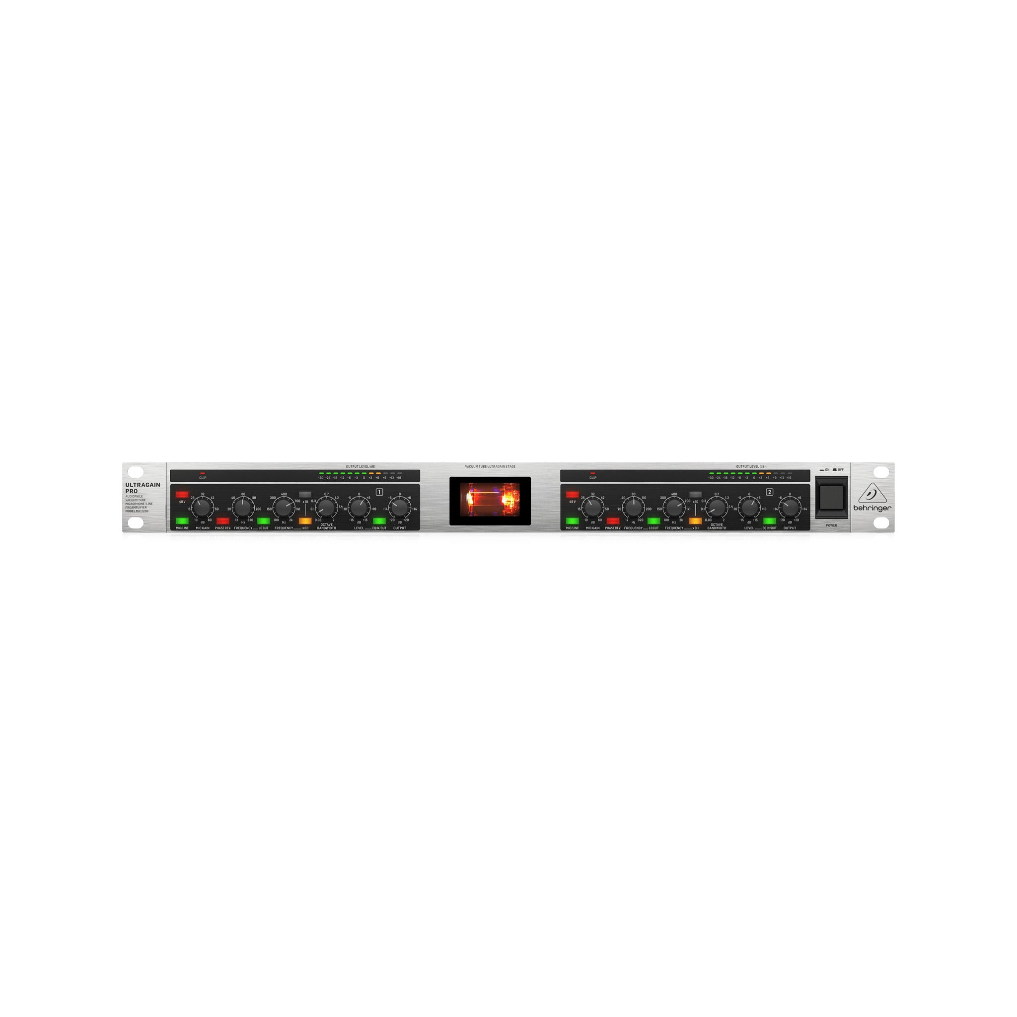 Behringer MIC2200 V2 2-channel Tube Microphone Preamp